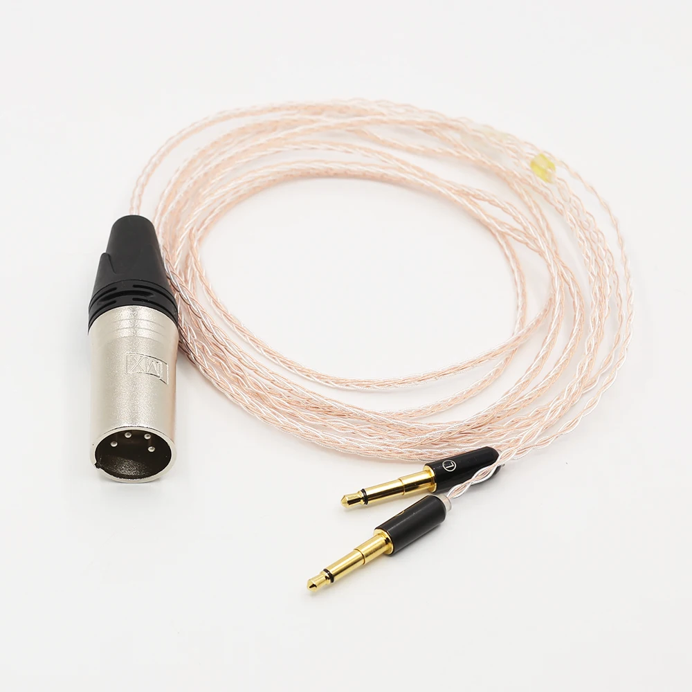 

Piece 8cores twist OCC cable Replacement Headphones Cable Audio Upgrade Cable For Meze 99 Classics/Focal Elear Headphones