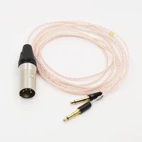 piece 8cores twist occ cable replacement headphones cable audio upgrade cable for meze 99 classicsfocal elear headphones