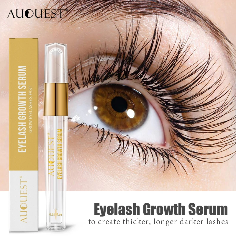 Эссенция AuQuest для увеличения роста ресниц сыворотка волос подтягивание