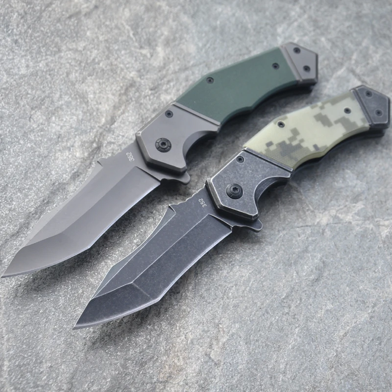 

8.2'' Tactical Damascus Pocket Knife Folding Knife VG10 Handle 5Cr15MoV Blade Camping Hunting Knives Outdoor Small Hand EDC Tool