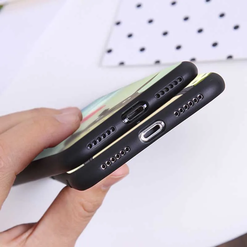 Милый чехол Тоторо со спиральным узором для iPhone 11 Pro Max 2019 Прозрачный мягкий