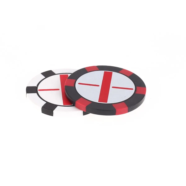 

Two-Sided Poker Chip Golf Ball Markers Putter Club Accessories Collector Gift