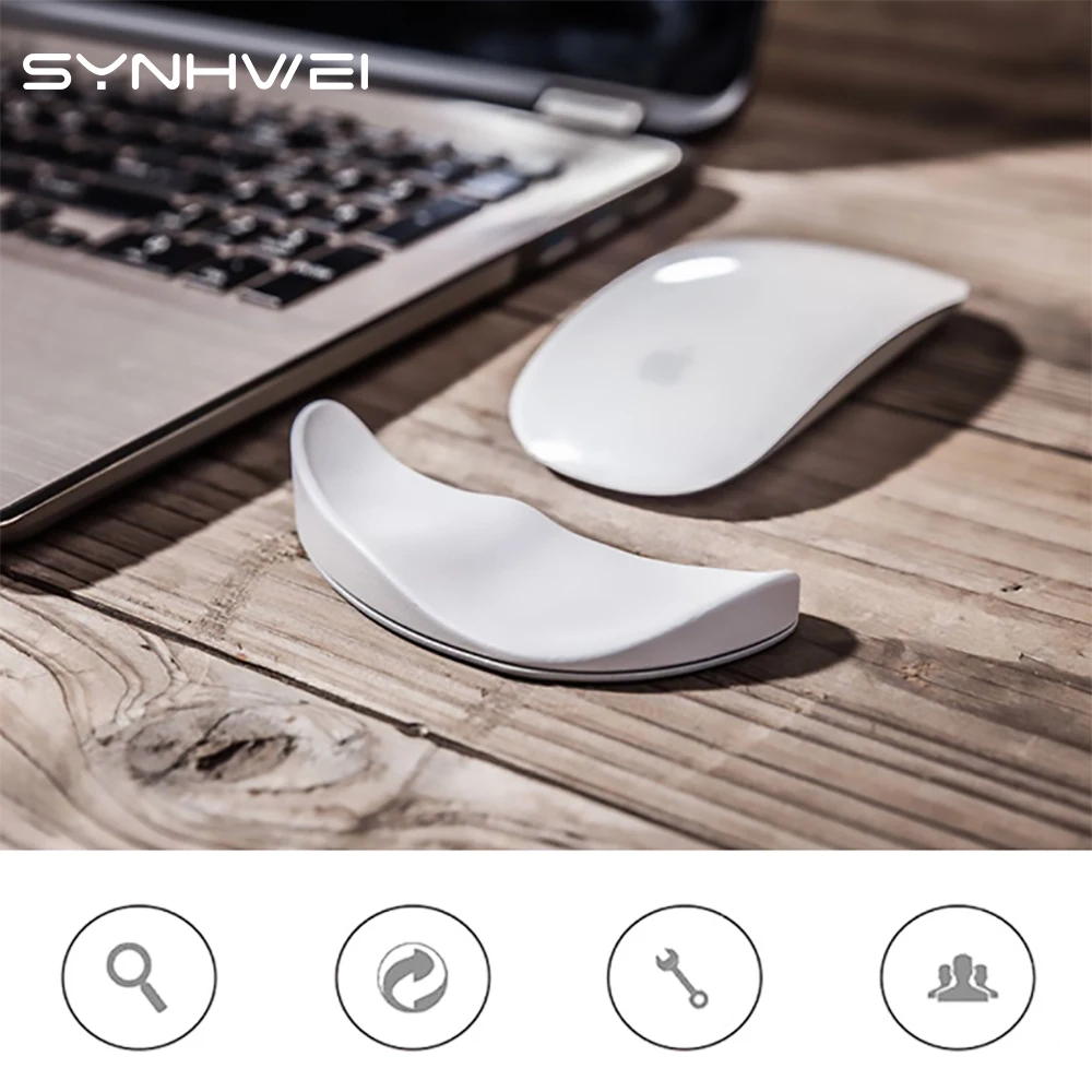 

Ergonomic Mouse Pad Silicon Gel Streamline Wrist Rest Non-slip Support Silicone Wrist Rest Vertical Mat Computer Mousepad