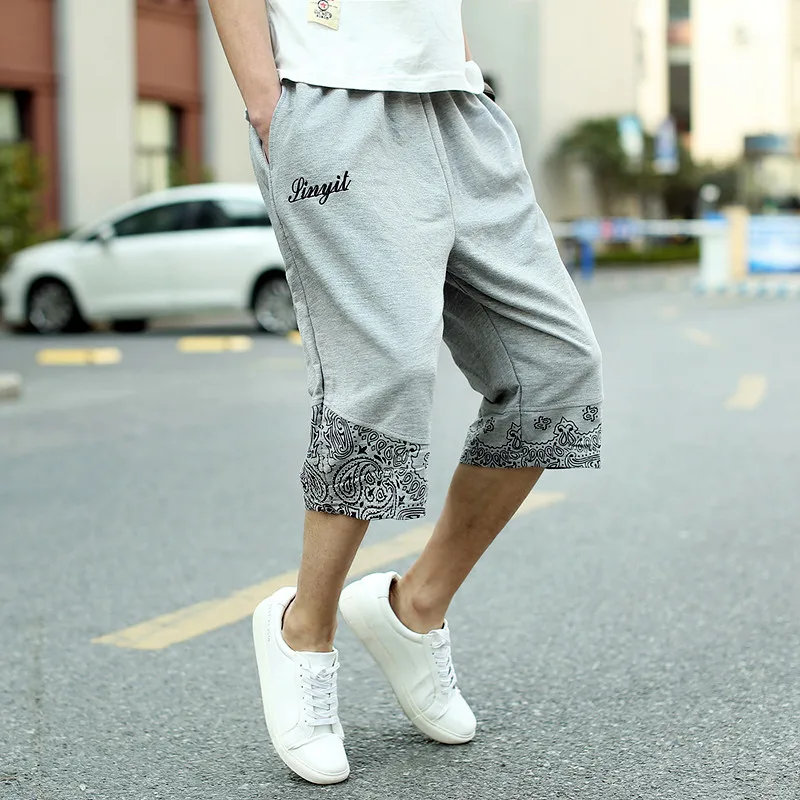 men Harem tactica Cargo Shorts brand 2020 summer Sagging cotton Trousers plus size sporting hip hop short Joggers clothing | Мужская