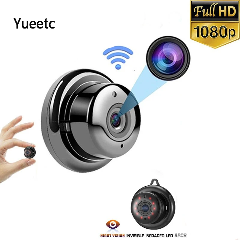 Мини wifi камера 1080P Full HD микро видеокамера широкоугольный объектив инфракрасное ночное видение сеть умный мониторинг Домашняя безопасность