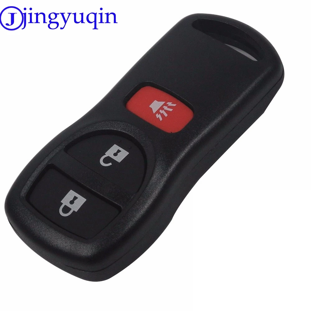 jingyuqin 10p 3 Button Remote Entry Car Key Fob Shell Case Cover For Nissan Armada Xterra Pathfinder Frontier Quest Titan Murano|cover for|cover