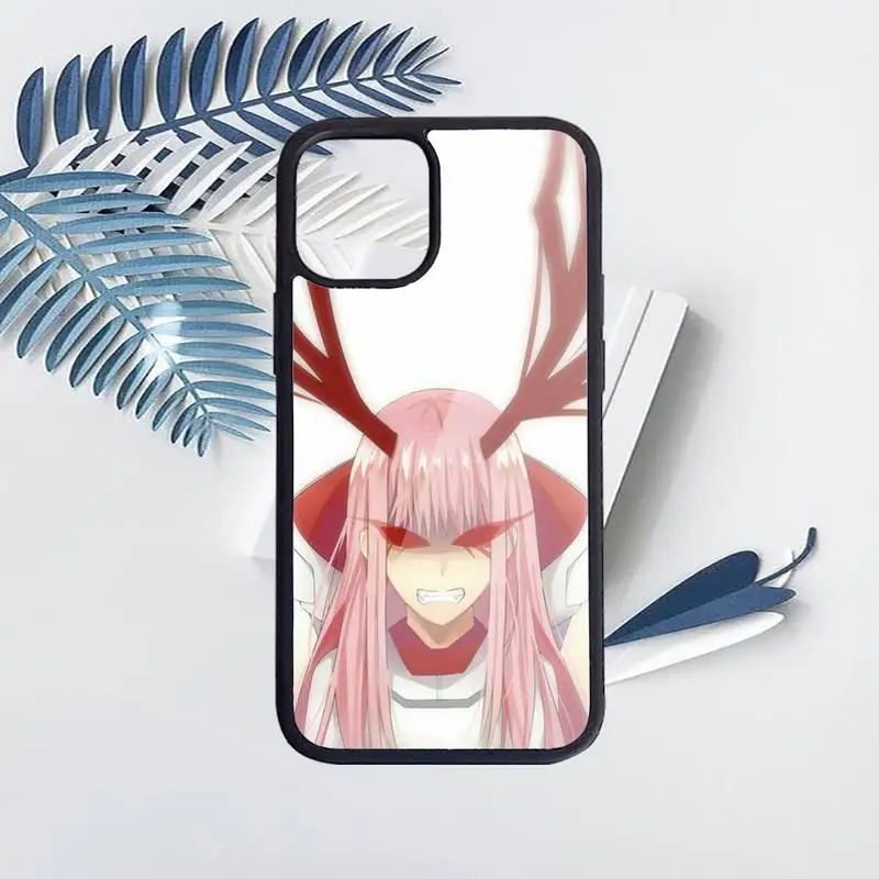 

Zero Two Darling in the Fran Anime Phone Cases for iPhone 11 12 pro XS MAX 8 7 6 6S Plus X 5S SE 2020 XR Hard PC