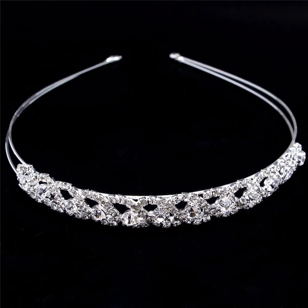 1 шт. ЖЕНСКИЕ НАРЯДНЫЕ свадебные Коронки диадемы головной убор Стразы невесты