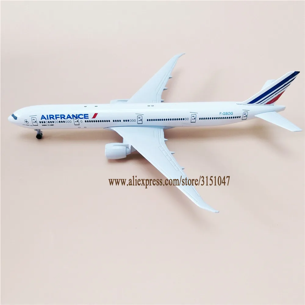 19 см Air France Airfrance Airlines Boeing 777 B777 Airways модель самолета из сплава металла литье под
