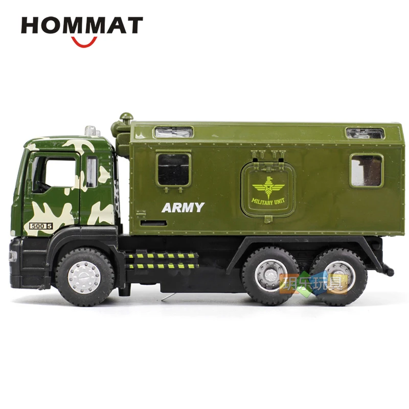 Модель военного автомобиля HOMMAT 1:50 модель грузовика армии литый под давлением