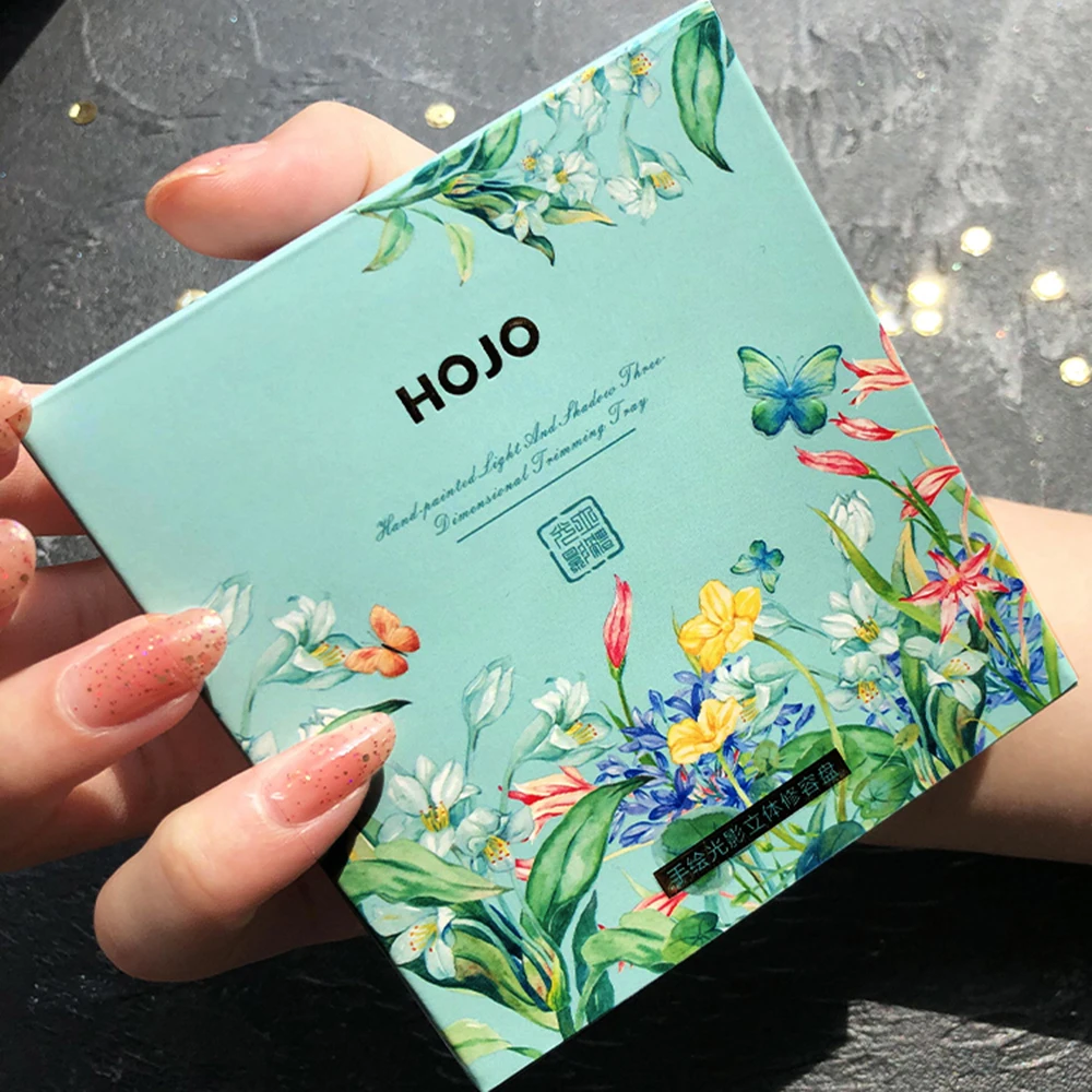 Hojo New High-Gloss Stereo Repair Plate Fine Powder Makeup Natural Waterproof Sweat-Proof Does Not Take off | Красота и здоровье