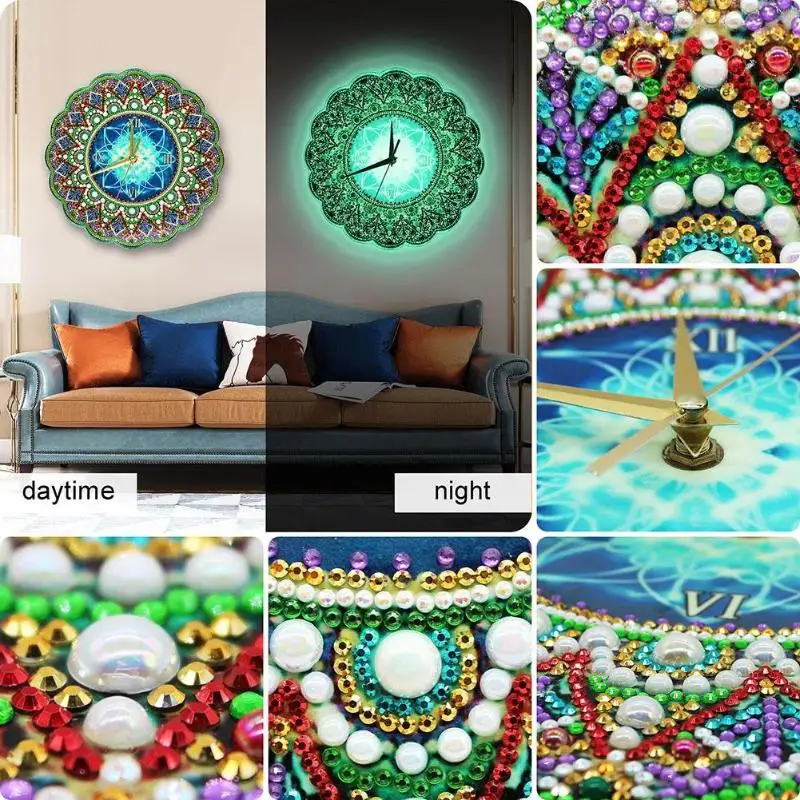 3D Алмазная вышивка особой формы, настенные часы, 5D алмазная живопись, вышивка крестиком, часы, алмазная датура, часы, вышивка крестиком