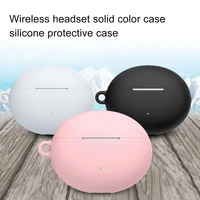 huawei freebuds 4i anti dirty solid color silicone bluetooth earphone protective shell wireless earphone protective cover