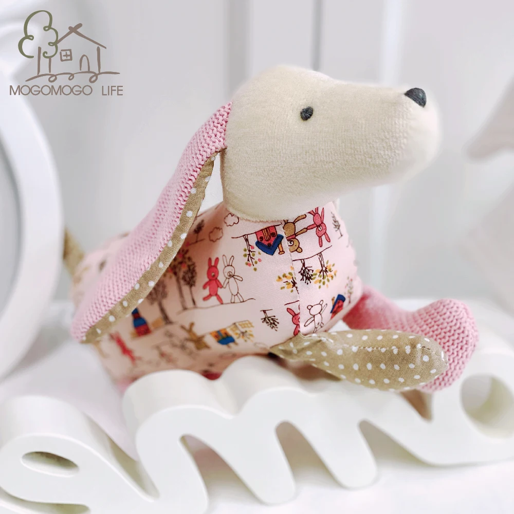 

Luxury 18cm Lovely Handmade Puppy Cloth Doll Dog Plush Stuffed Toys Soft Animal Cartoon Pillow Toys Birthday Gift For Child