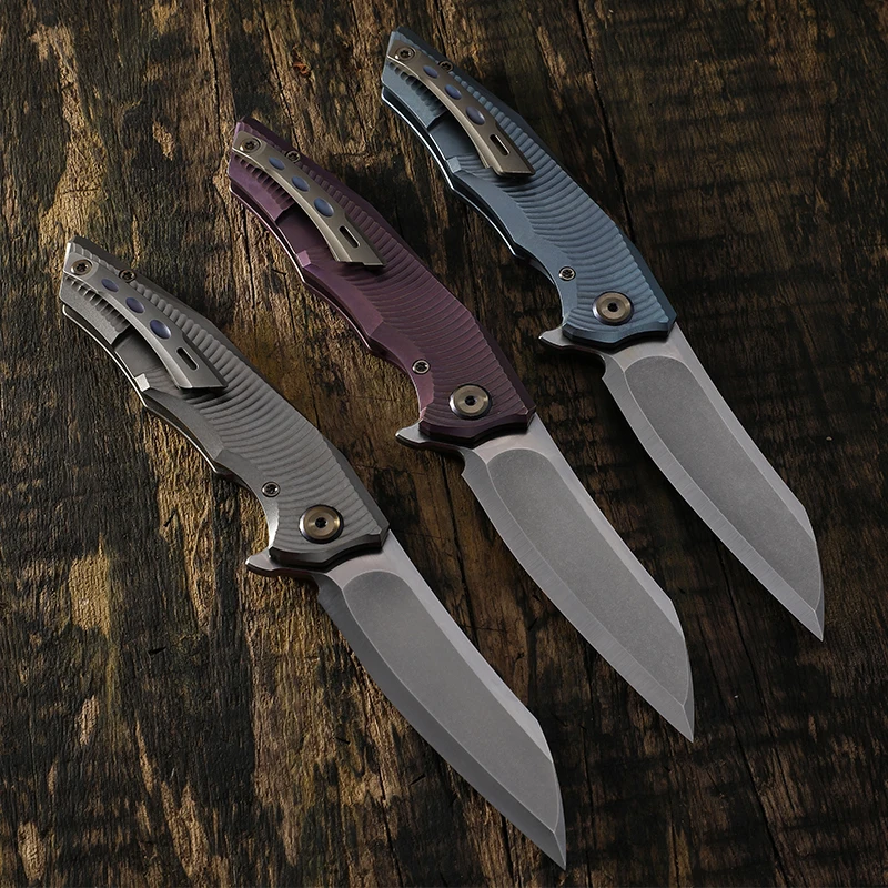 LI BING M390 складной нож TC4 с титановой ручкой тактические походные Ножи EDC инструменты для самообороны охоты