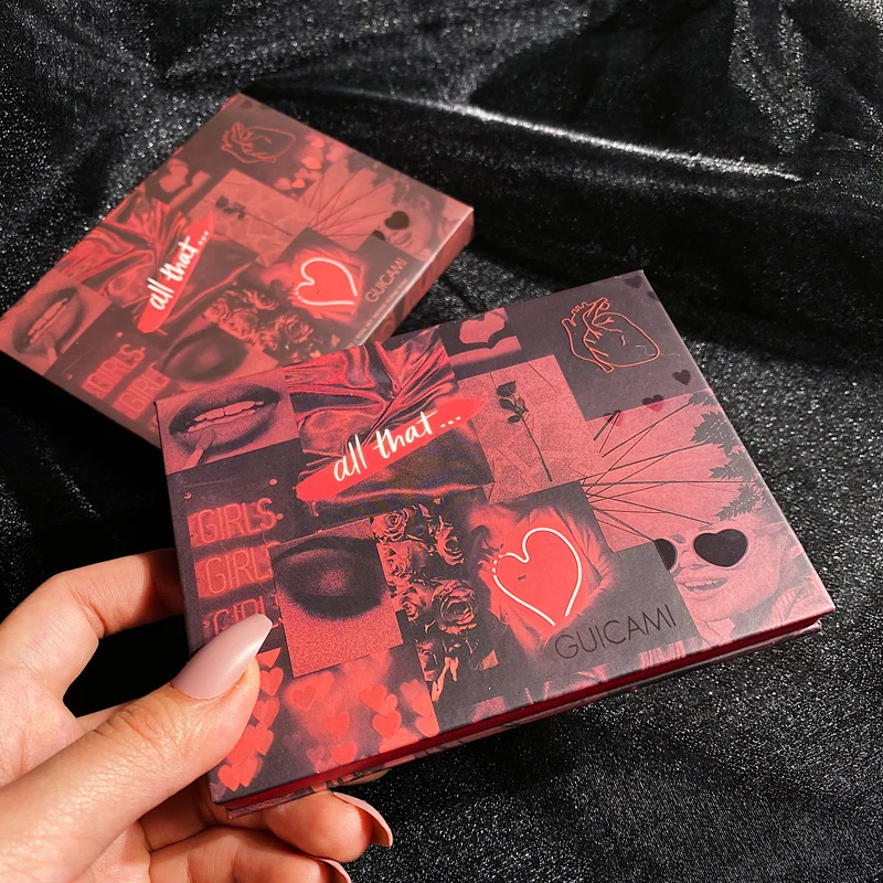 Палитра мерцающих матовых теней для век 12 цветов |