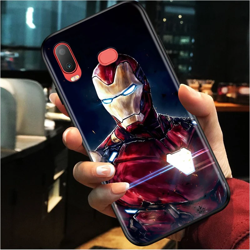 

Marvel-Iron Man for Samsung A3 A5 A6 A7 A8 A9 A6S A750 A8S 2016 2017 2018 Star Plus TPU Black Phone Case