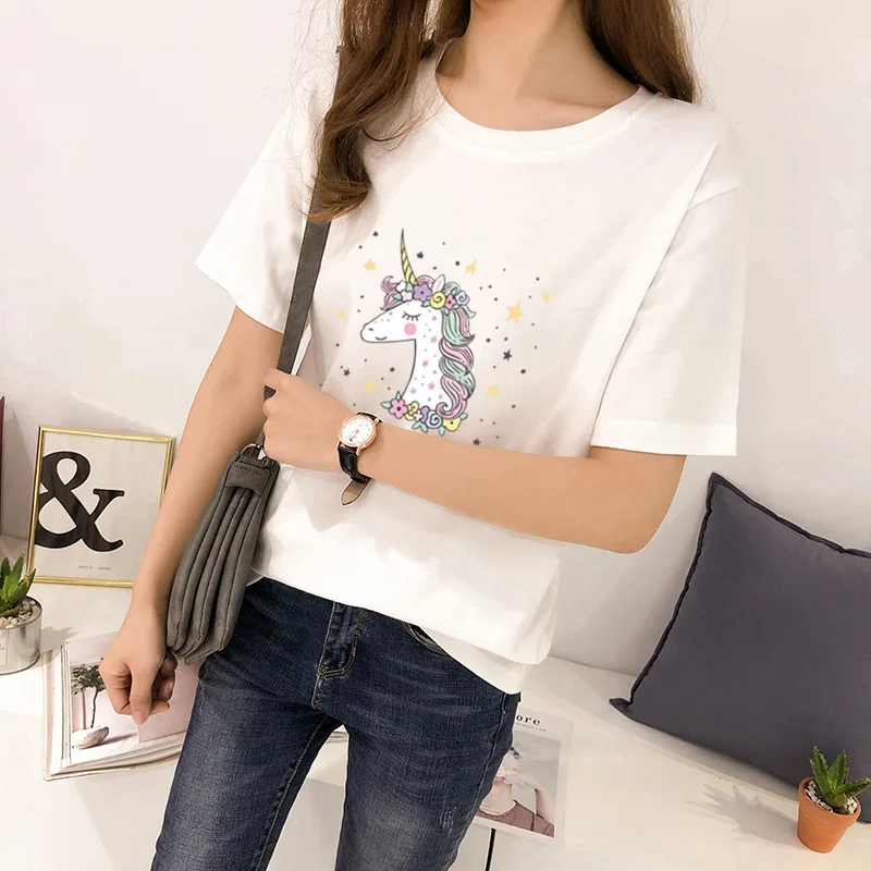 Женская футболка с короткими рукавами и принтом Розовая пантера свободная в