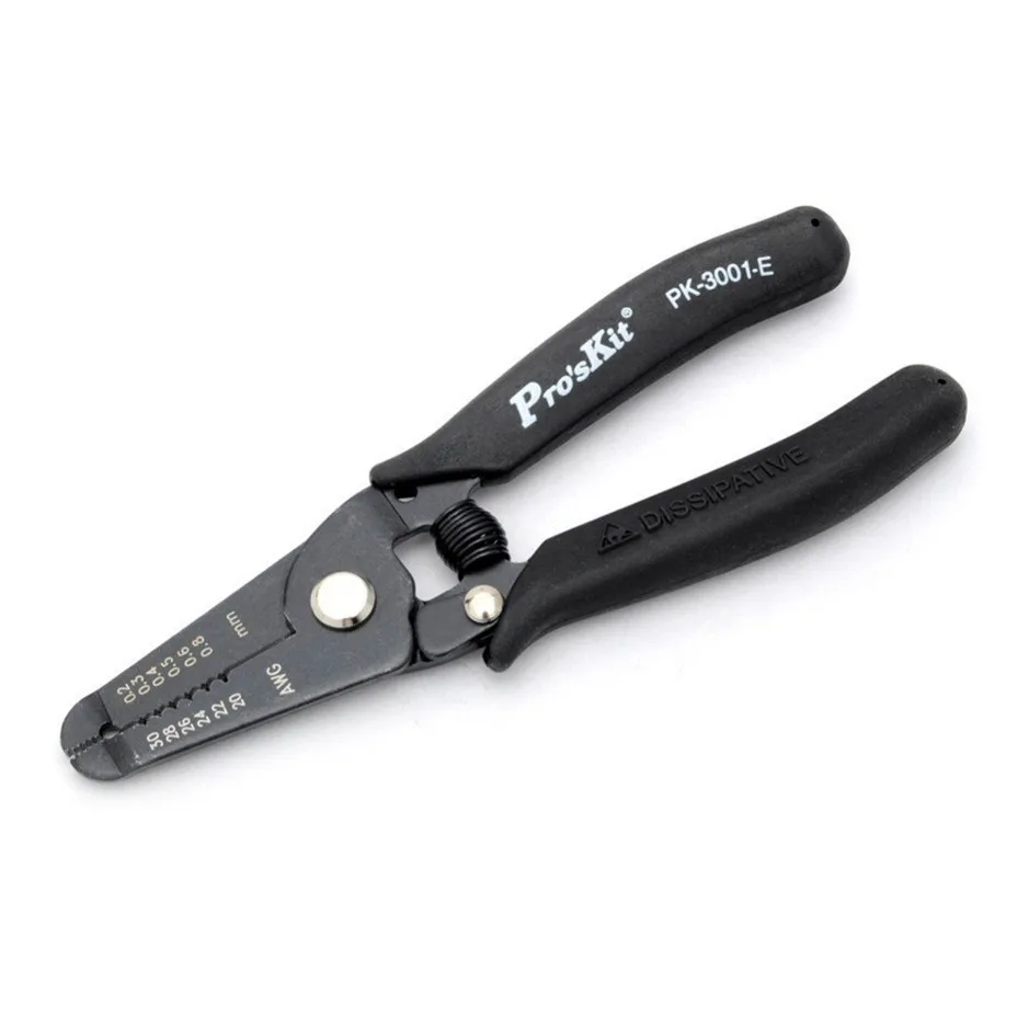 

Practical 1PK-3001E Anti-static Electronic Wire Stripper Multifunction Wire Stripper Clamping Pliers