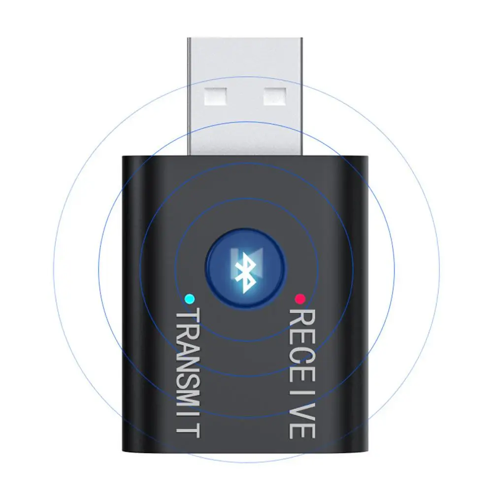 Bluetooth 5 0 аудио приемник передатчик мини стерео AUX RCA USB 3 мм разъем для ТВ ПК