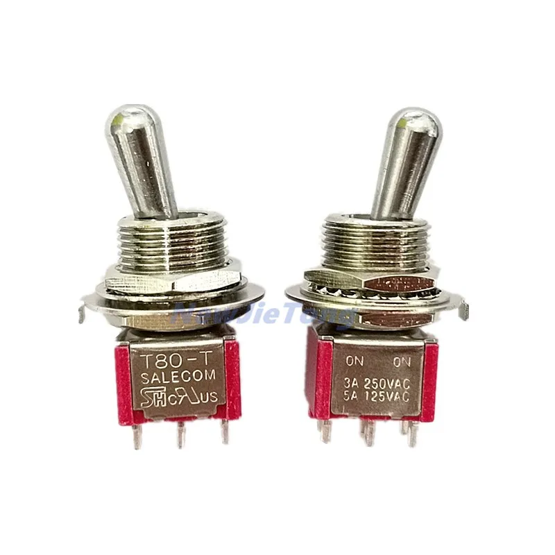 2 шт. SH 12 мм SPDT 6Pin поддержание позиции мини тумблер с короткой ручкой 3 А 250 В 5 125