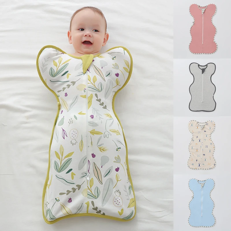 

2022 New Bedding Baby Sleeping Bags Newborn Receiving Blankets Toddler Infant Swaddle Wrap Sleepsack Lying Bag Sleeping Stuff