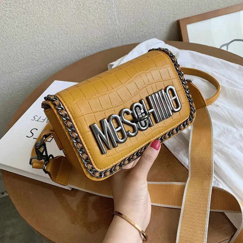 

2022 New European Fashion Ladies Square bag Chain Shoulder Crossbody bags For Women Messenger Bags PU Leather Women's Handbag