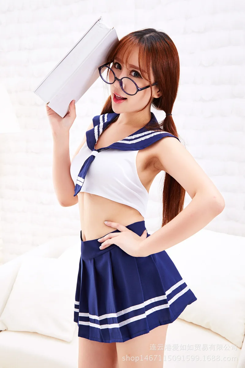 Sexy Underwear Women Lingerie Student Uniform Erotic Role-play Costumes Lenceria School Girl Cosplay Nightwear | Тематическая
