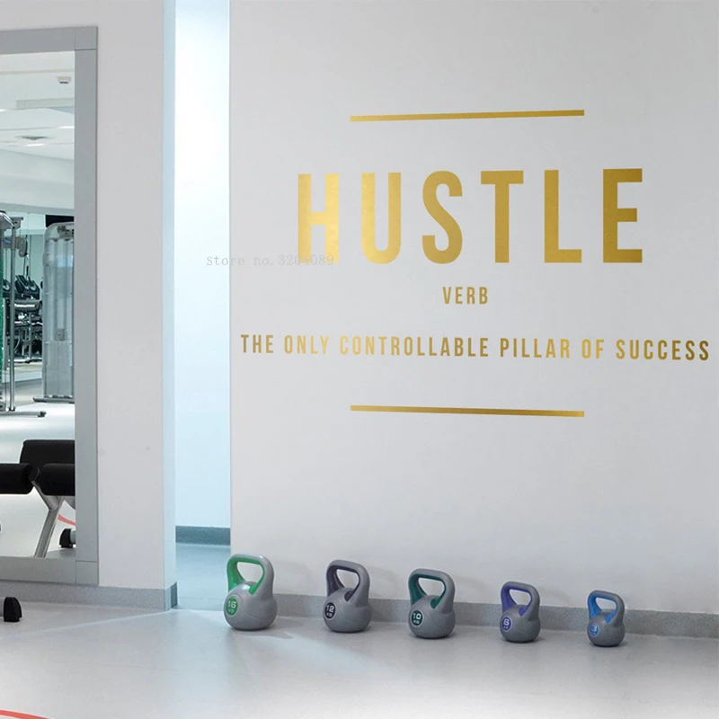 Наклейка на стену с изображением шума единственная управляемая стойка успеха