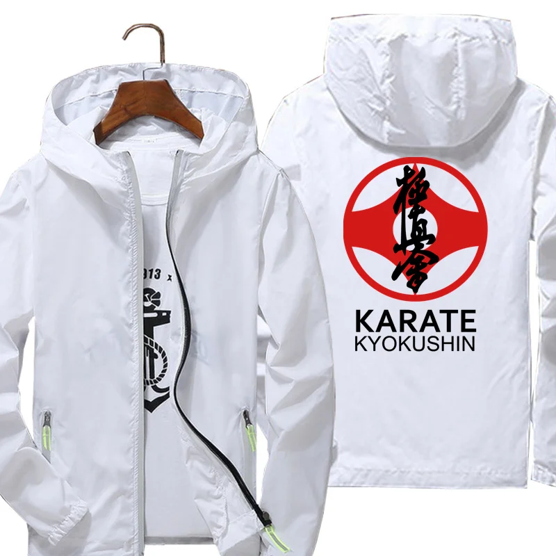 

2 куртки Kyokushin с принтом для мужчин и женщин, одежда для велоспорта, рыбалки, охоты, с карманами, на заказ