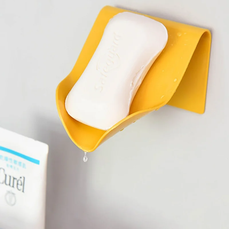 Concise Strong Soap Box No Trace Draining Water Storage Drainage Shelf Bathroom Tool | Portable Dishes