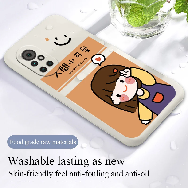 

Cute Cartoon Girl Phone Case For Huawei Nova8 8Pro 8SE Nova 7 7Pro 7SE 6 6se 5 5Pro 5Z 5I 5Ipro 5T 4 4E Liquid Silicone Cover
