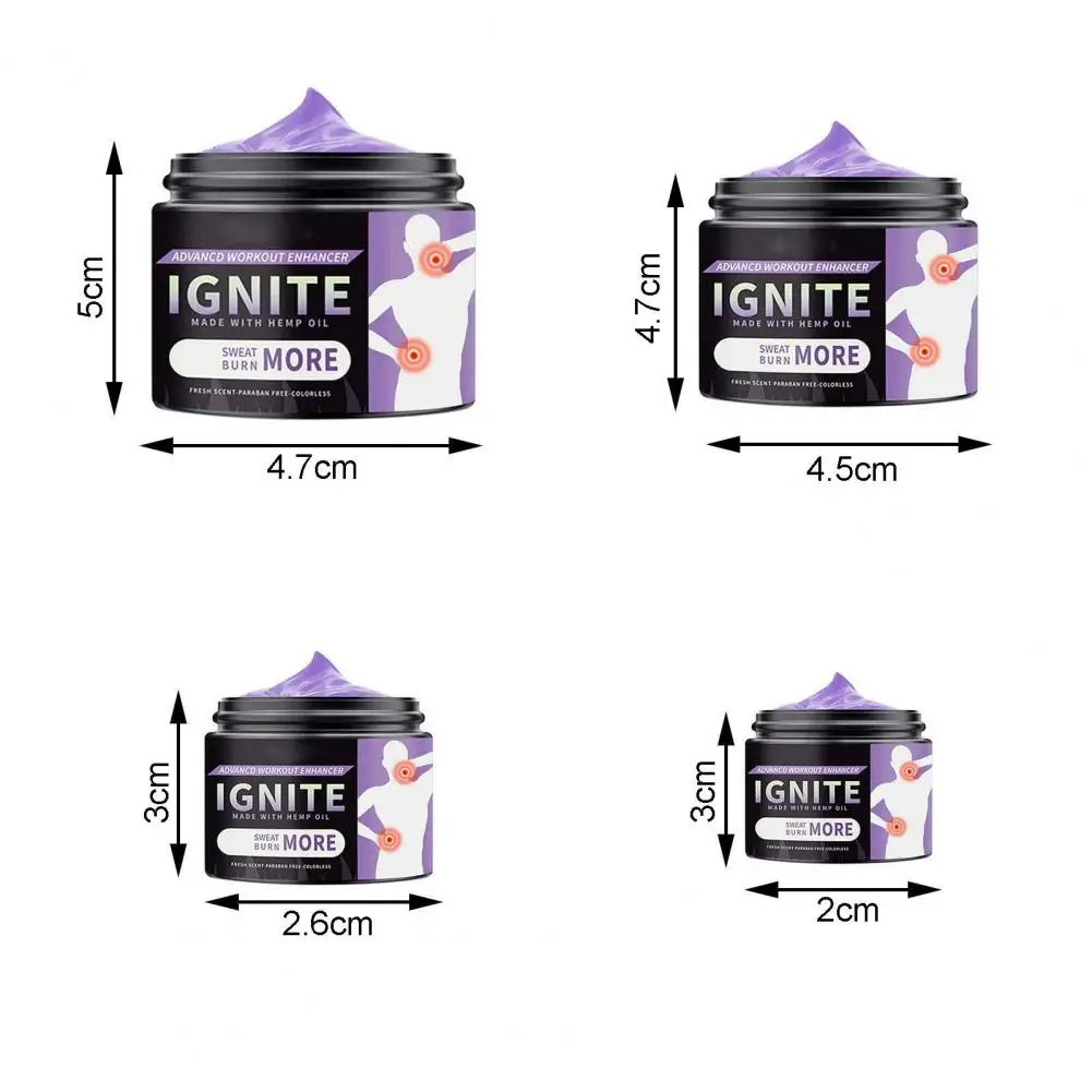 

50g Gym Slimming Cream Blood Circulation Tighten Synthetic Premium Workout Sweat Cream for Sport