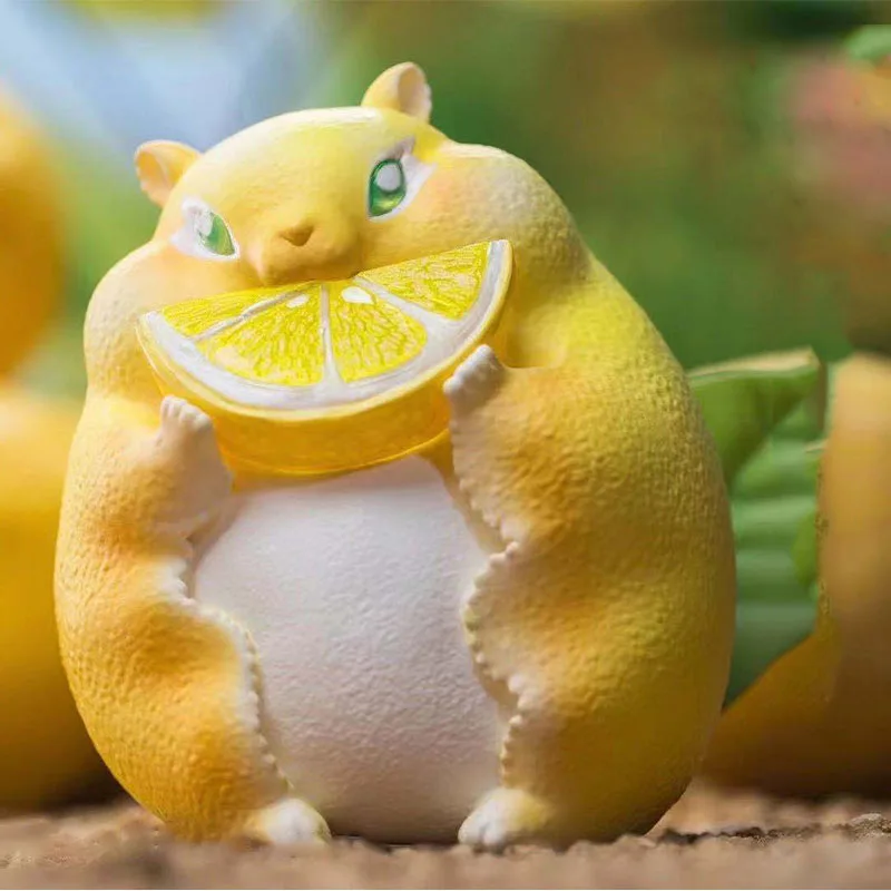 

Овощи и фрукты Фея лимон крыса глухая коробка тусклый милый Рисунок Аниме игрушки случайный сюрприз коробка ПВХ Kawaii модель Тайна Коробка