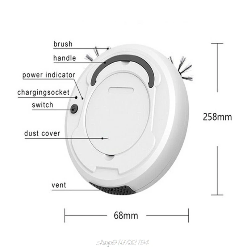 

Multifunctional Robot Vacuum Cleaner , 3-In-1 Auto Rechargeable Smart Sweeping Robot Dry Wet Sweeping Vacuum N05 20 Dropshipping