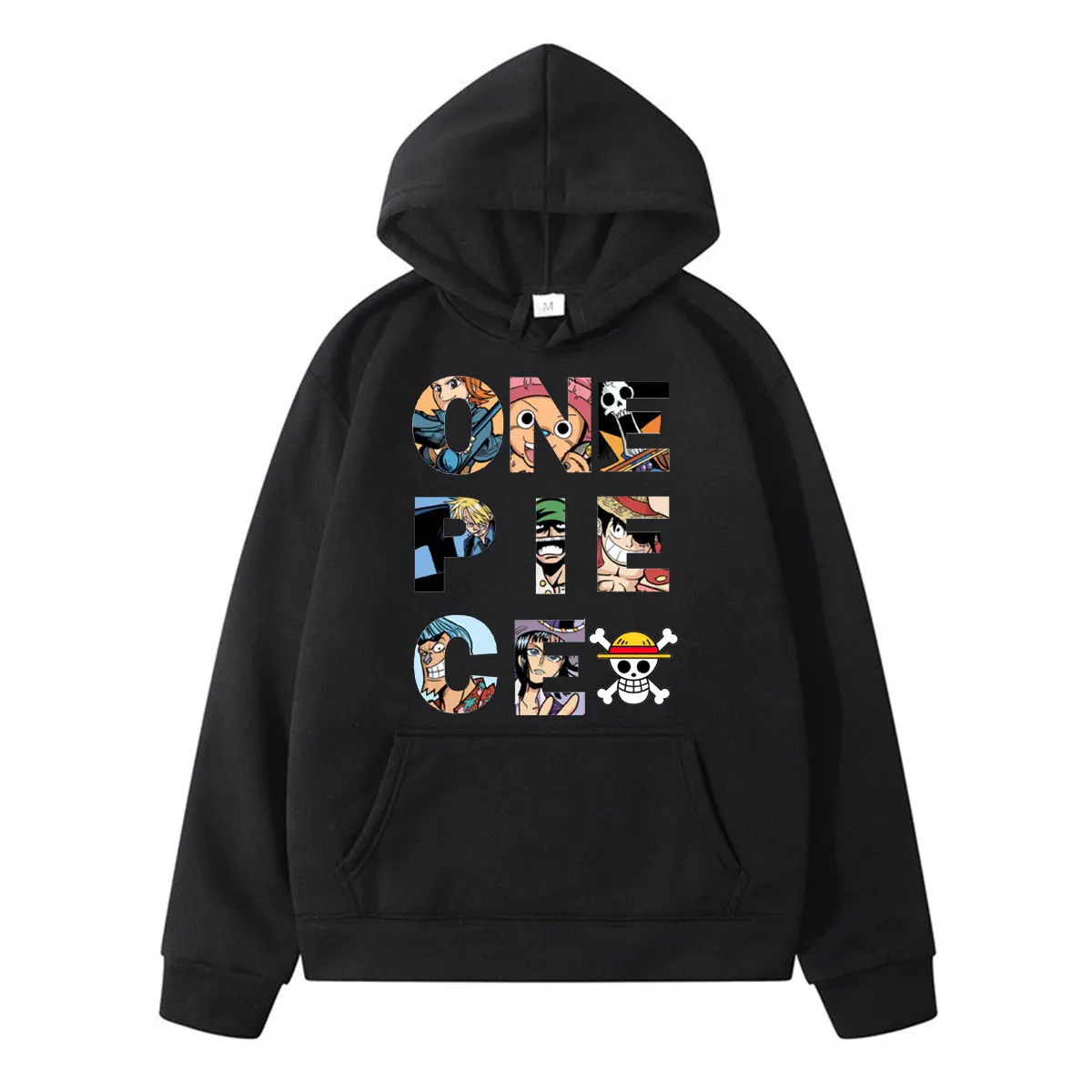 

100%COTTON One Piece Classic Design Comic Print Niche Winter Long Sleeve Loose Wild Thicken Couples Hoodie Oversized Hip Hop