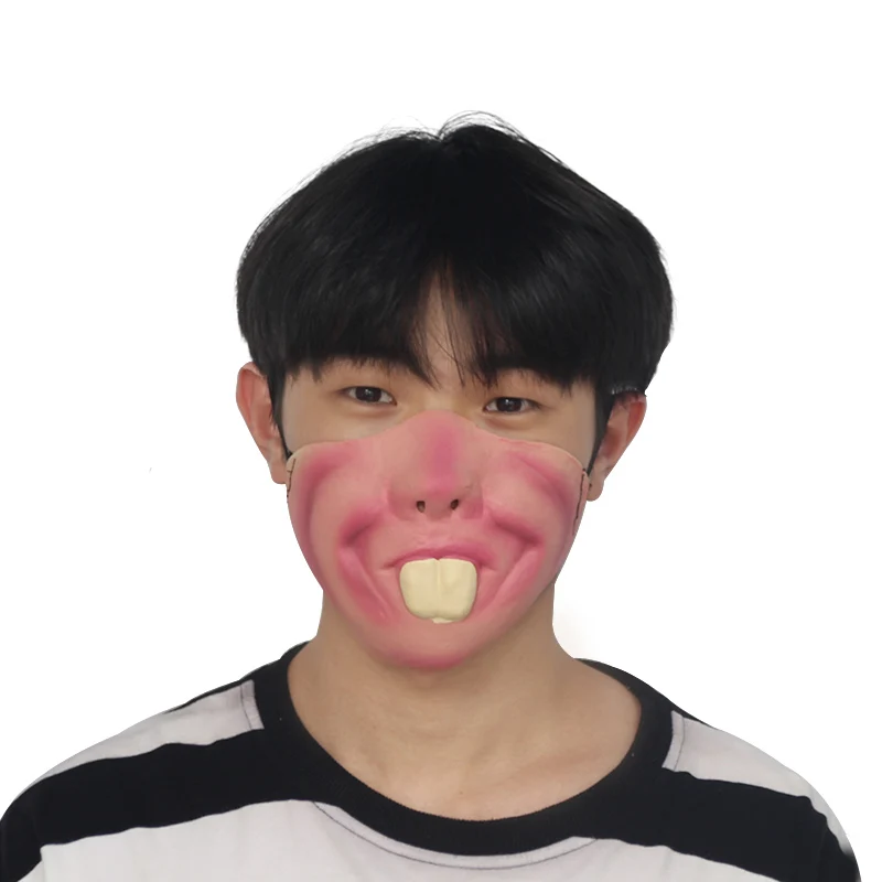 1 шт. забавная половина латексная маска для лица ужасов декора маскарада на