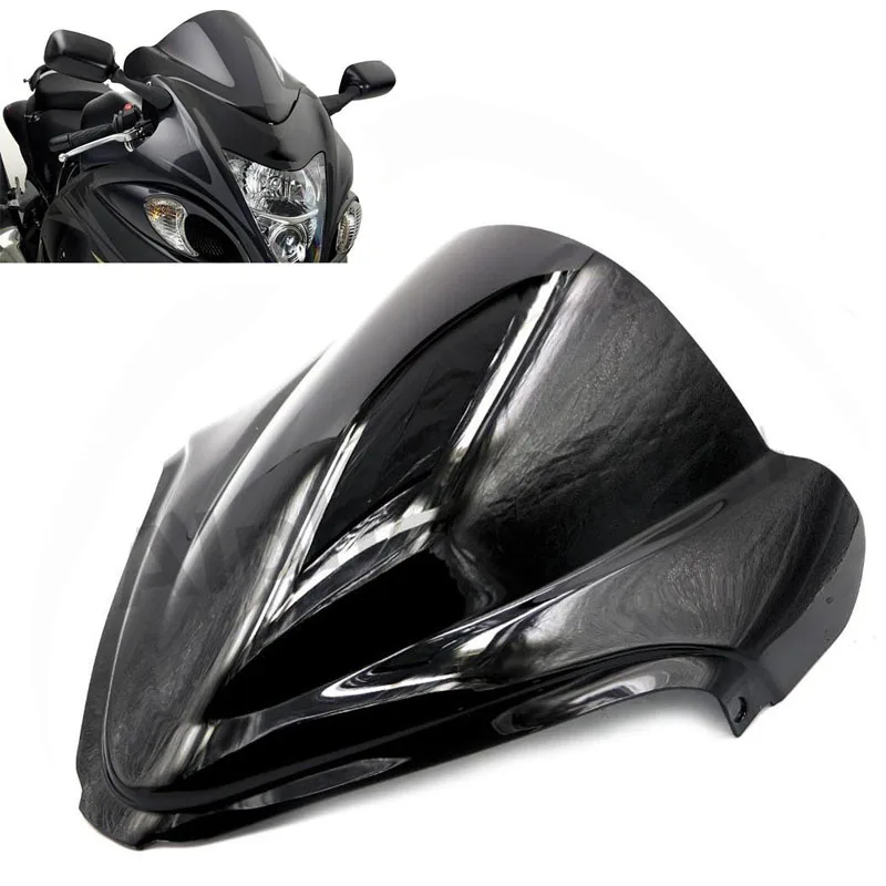 Motorcycle Windscreen Windshield Double Bubble screen for Suzuki Hayabusa GSXR GSX-R 1300 GSX 1300R 2008- 2012 2011 2010 2009