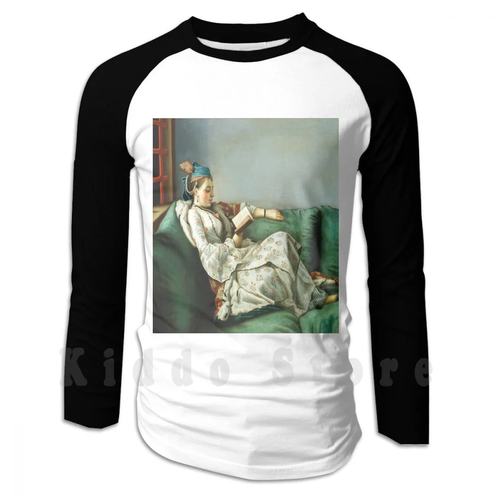 

Portrait Of Maria Adelaide Of France In Turkish Style Clothes-Jean-Étienne Liotard Hoodies Long Sleeve Portrait Of