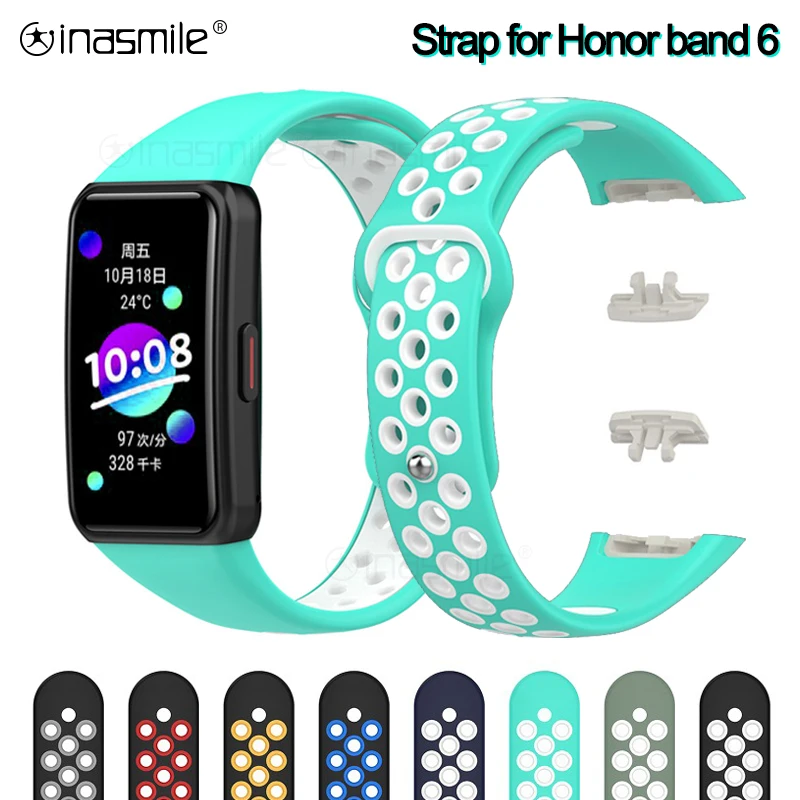 Отличный ремешок для часов huawei Honor band 6 силиконовый мягкий браслет Huawei Pro сменный |