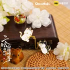 Металлическая брошь с изображением хаски и его белого кота, Shizun Chu Wanning Mo Ran