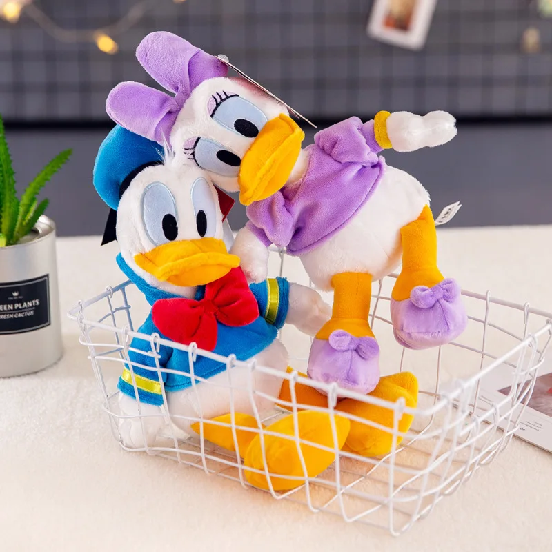 Плюшевые игрушки Disney Дональд Дак и Дейзи плюшевые животные мягкие из ПП хлопка