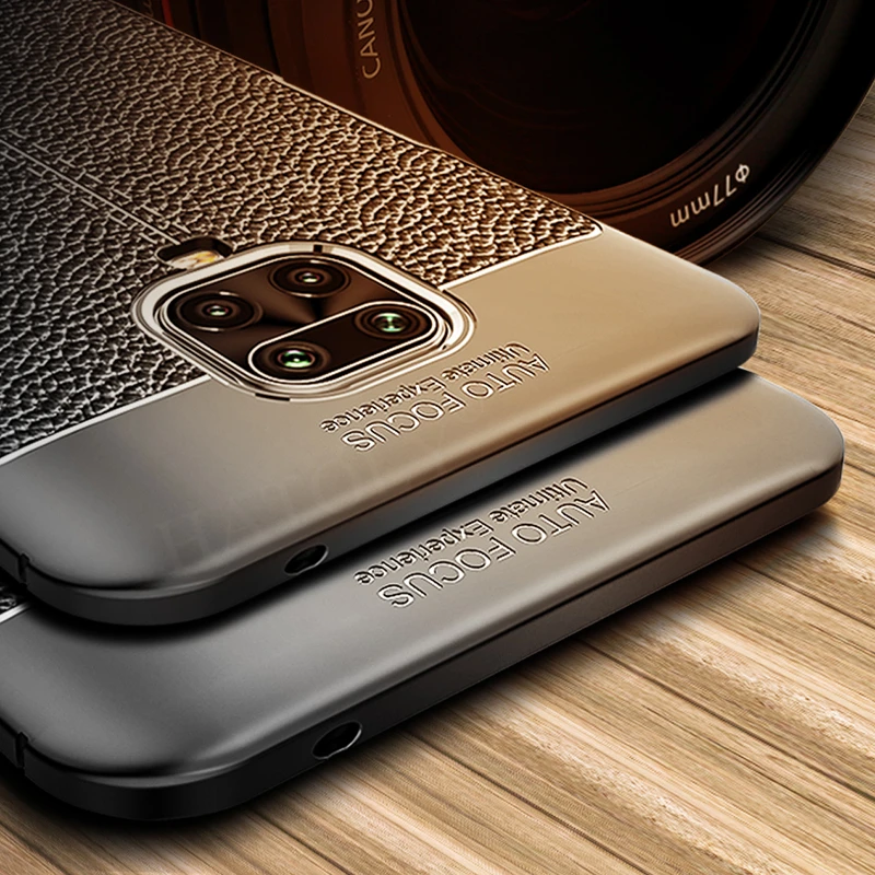 Для Xiaomi Redmi Note 9S чехол Poco X3 NFC 9 S Pro Max кожаный мягкий силиконовый бампер для