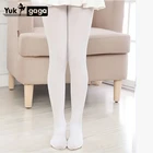 Yukigaga модные телесные, черные, белые колготки для малышей, нейлоновые леггинсы для девочек, Детские Балетные колготки для танцев, c25c
