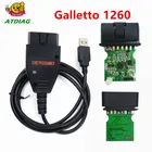 Инструмент для диагностики автомобиля Galletto 1260 ECU, диагностический сканер для автомобиля, EOBDOBD2OBDII