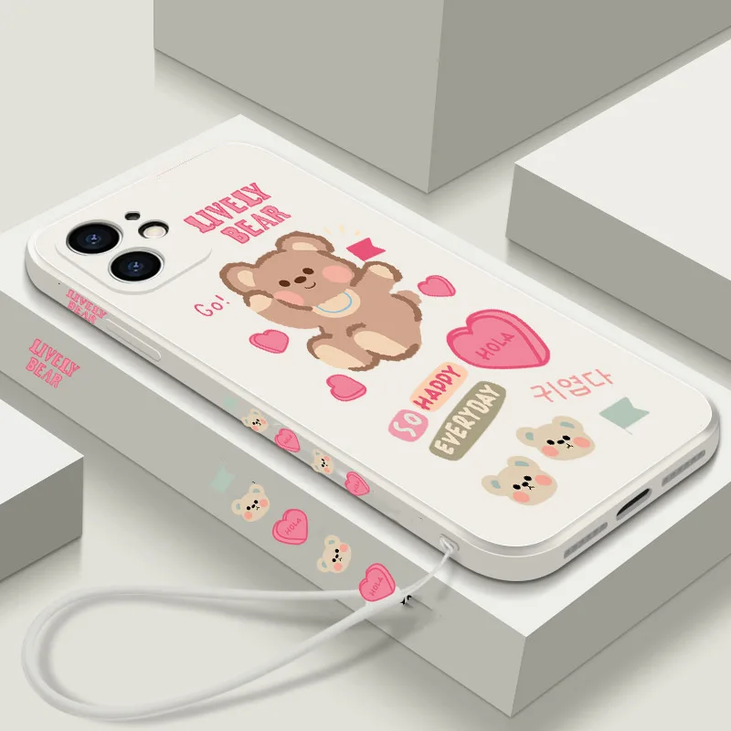 redmi note 10 pro 10s cover bear hand strap tpu phone case for redmi note 11 9 9s 8 8t 9t 7 pro 11t poco x3 x4 9c 9a mi 11 lite free global shipping