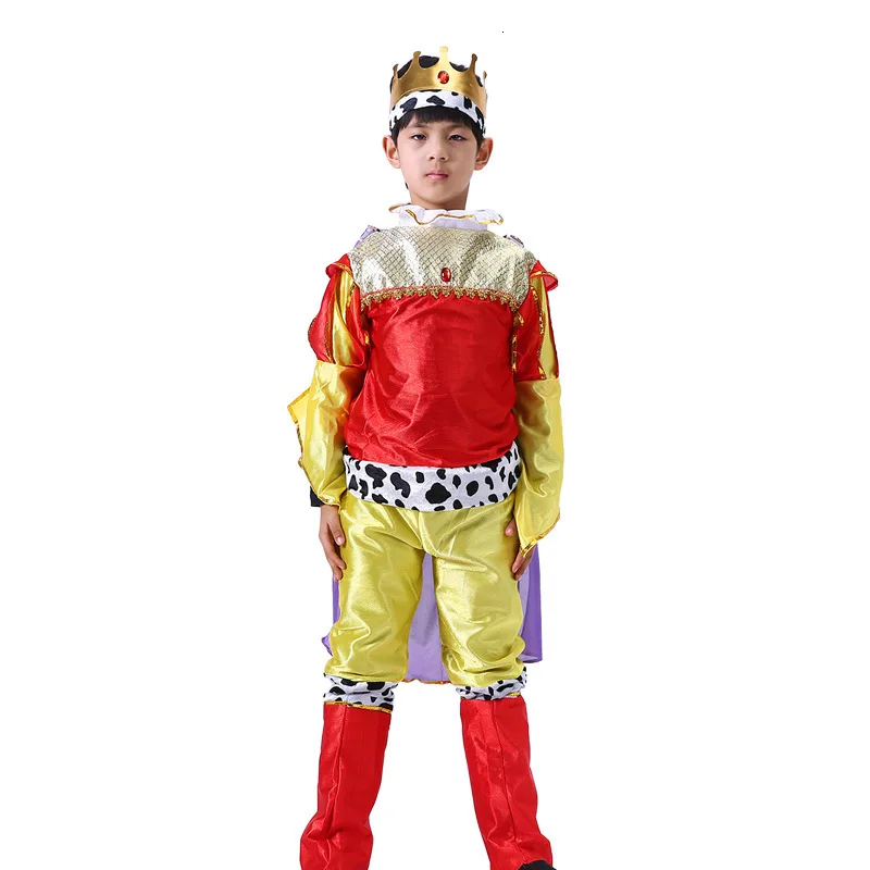 

Halloween cosplay children prince costume for children king Christmas costumes boy fantasy royalty european clothes