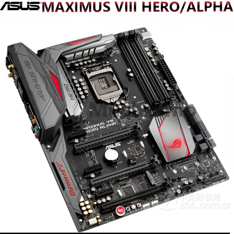 Online Asus MAXIMUS VIII HERO/ALPHA Original Intel Z170 Motherboard LGA 1151 I7 I5 I3 DDR4 PCI-E 3,0 USB 3,0 SATA3 Desktop-Computer Verwendet