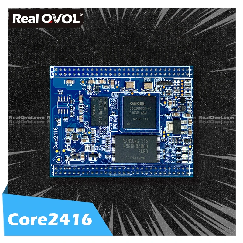 Флэш-макетная плата RealQvol Core2416 S3C2416 TINY2416 совместимый штамп/модуль ядра 64 Мб ОЗУ 256