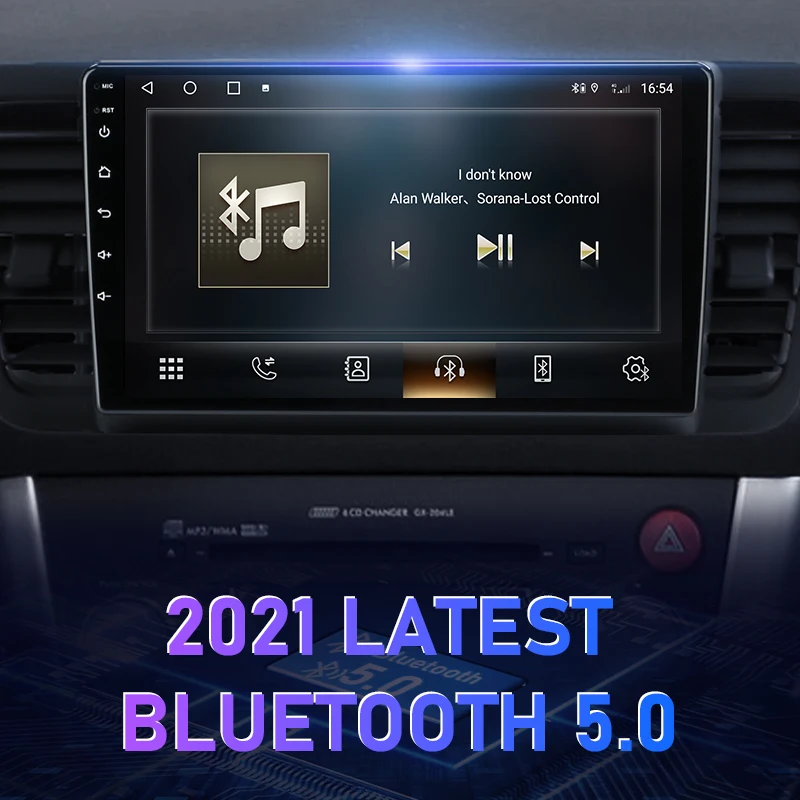 Srnubi Android 10 для Subaru Outback 3 Legacy 4 2003 - 2009 автомобильное радио мультимедийный